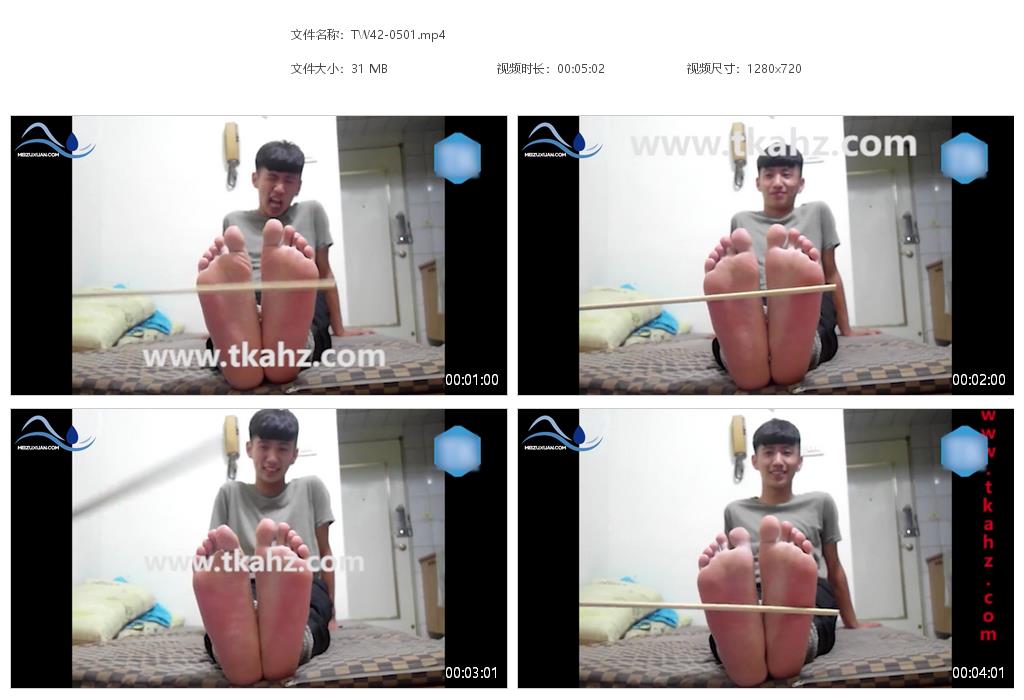 TW42-男生被绑打脚心TK