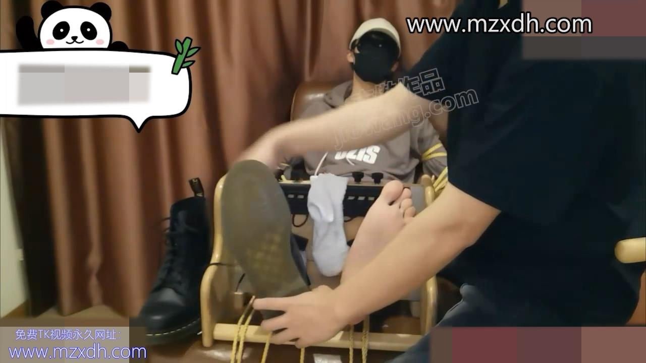 MZB1791-熊猫再会狂T又皮又帅的反差酷boy！（足枷固定篇）